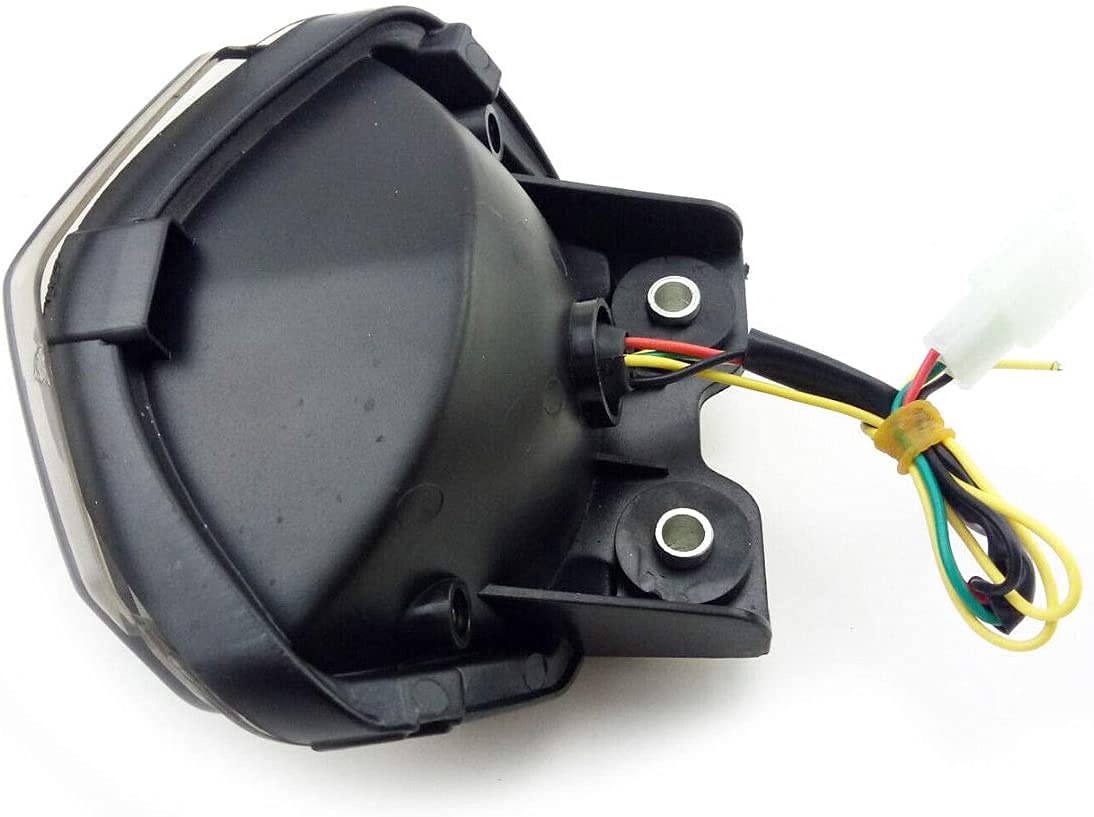 Mzs Motorcycle Tail Light Turn Signal Led Integrated Blinker Compatible With Ex 250 Ex250 2008 2009 2010 2011 2012 Smoke