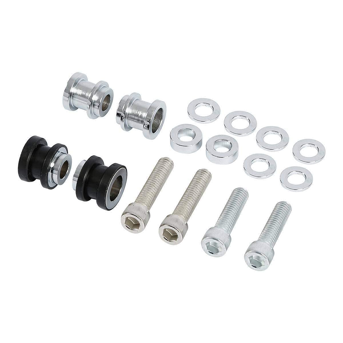 Tcmi H-D Quick Release Luggage Rack Detachable Docking Hardware Kit Fits For Harley Davidson '18-Later Flfb, Flfbs, Fxbr And Fxbrs Models, Chrome