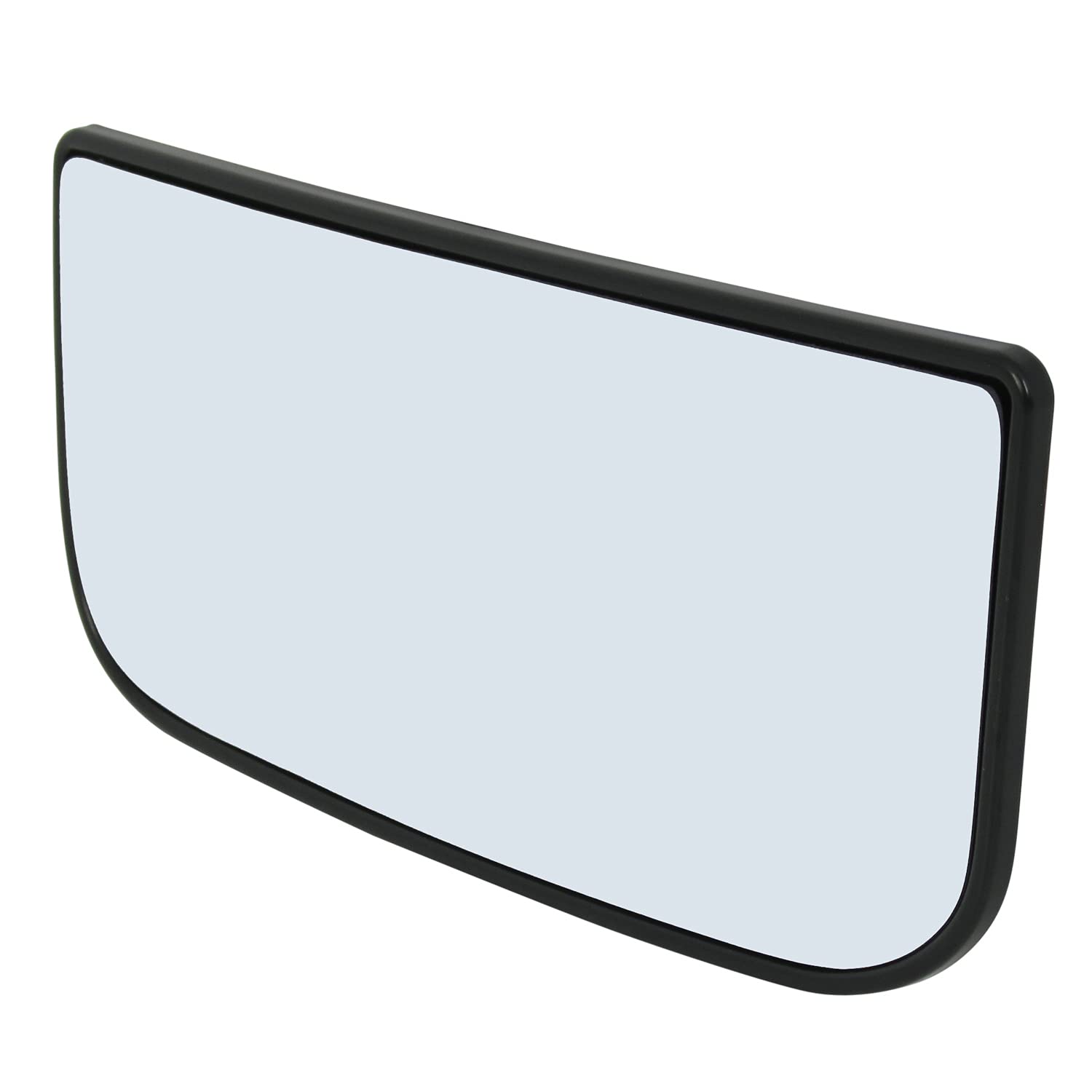 Driver Side Mirror Glass Assembly With Plastic Backing Plate Lower Bottom Towing Compatible With 2006-2020 Chevrolet Gmc Silvera