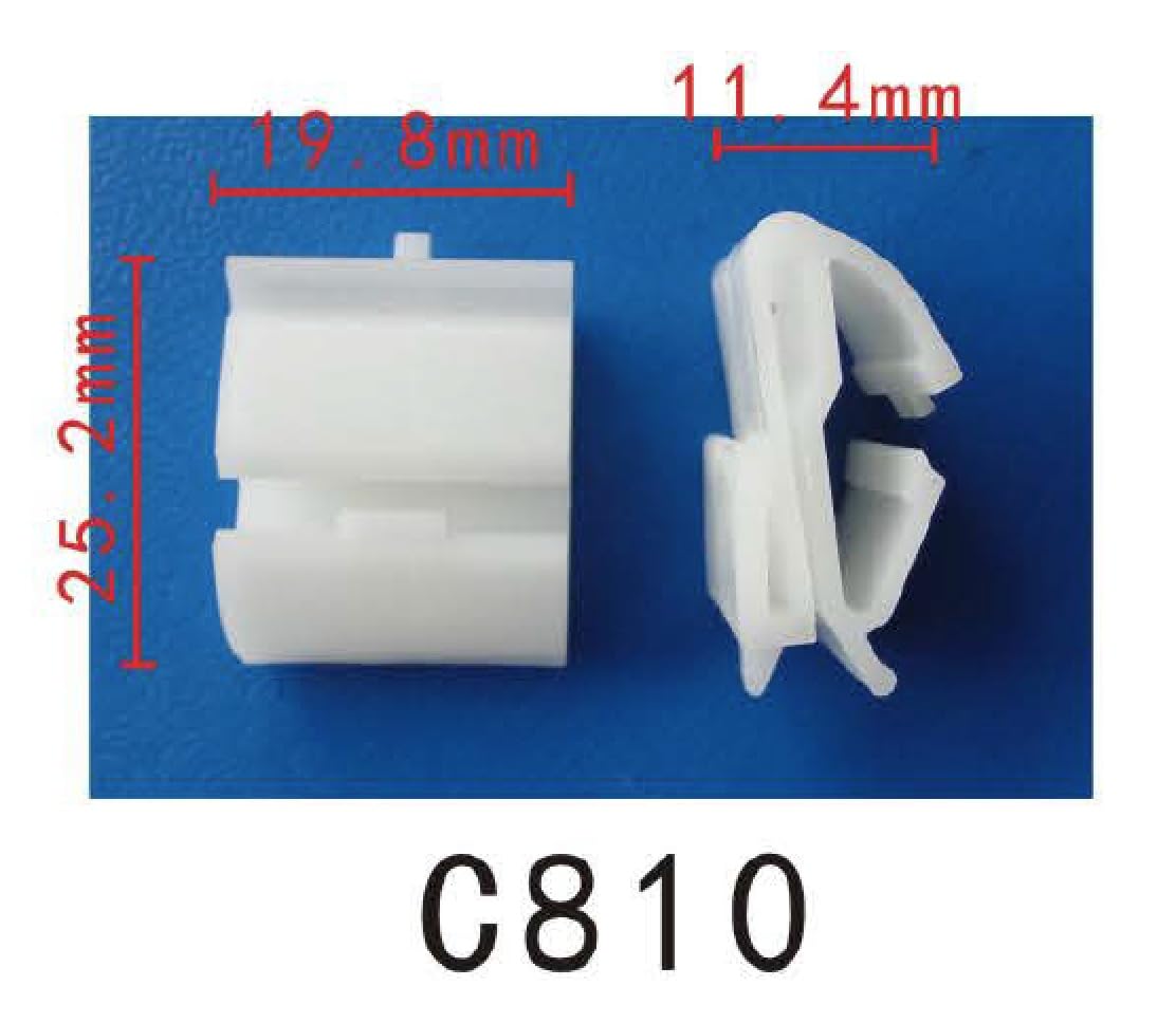 Autobahn88 Retainer Clip For Door Weatherstrip, Compatible With Honda (Oem: 90601Sh3014) (Pack Of 20)