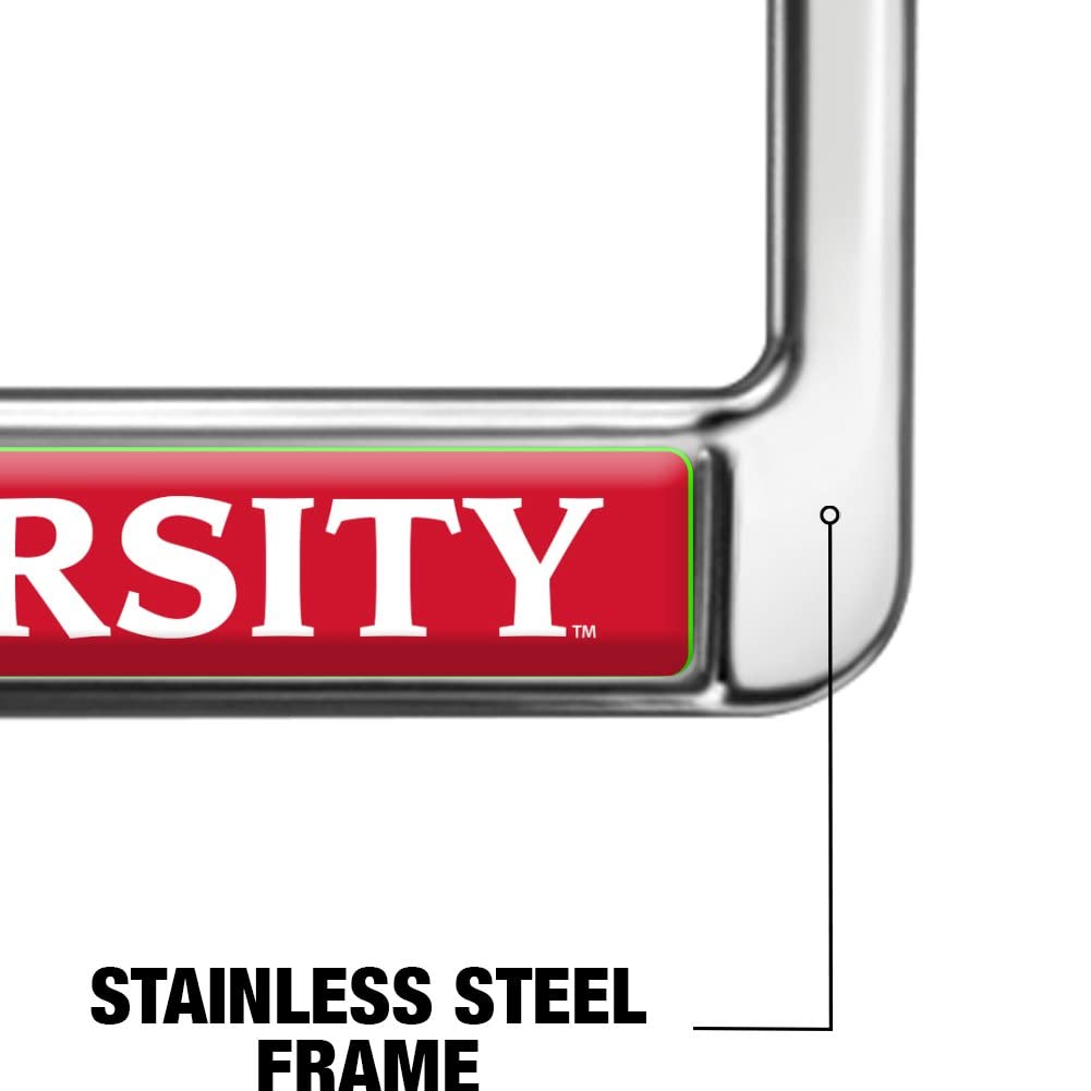 Minot State University Alumni Logo Full Size Standard License Plate Metal Frame
