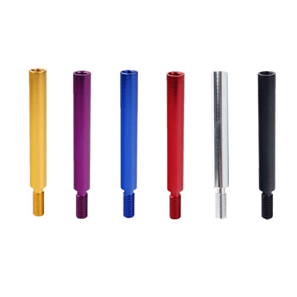 Dewhel Gear Shift Knob Extender Extension 10X1.5 Lever Gear Shifter 3.75''(94Mm) Jdm Rally Drift For Honda Acura Color Black