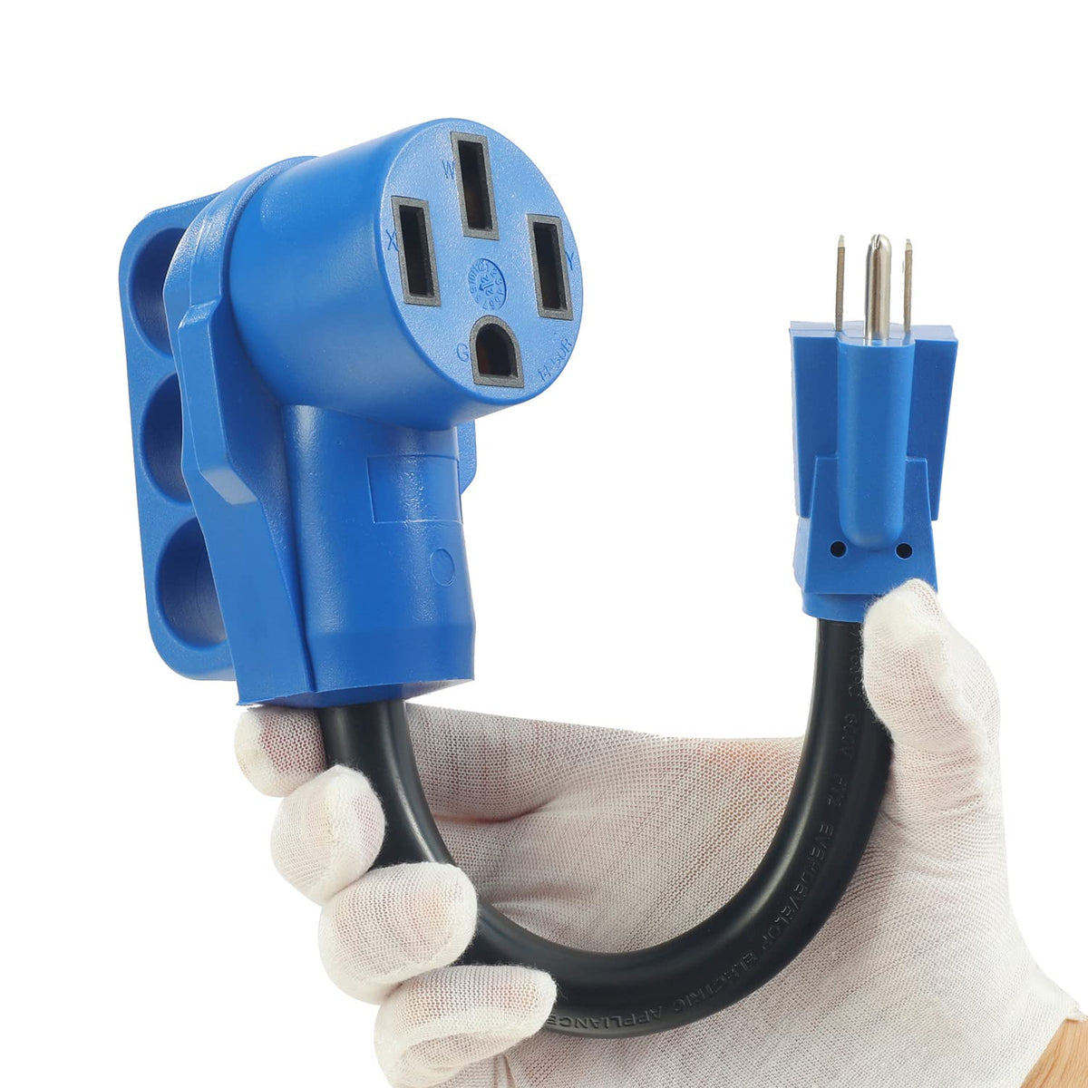 Rv Power Adapter 50 Amp To 15 Amp 110 Volt,Nema 5-15P To 14-50R Plug Adapter For 50 Amp Rv To House Regular Outlets 15 Amp 110/120V,Load Up To 15A 125V 1875W,10/3 Awg Extension Cord,12 Inch(15M50F)