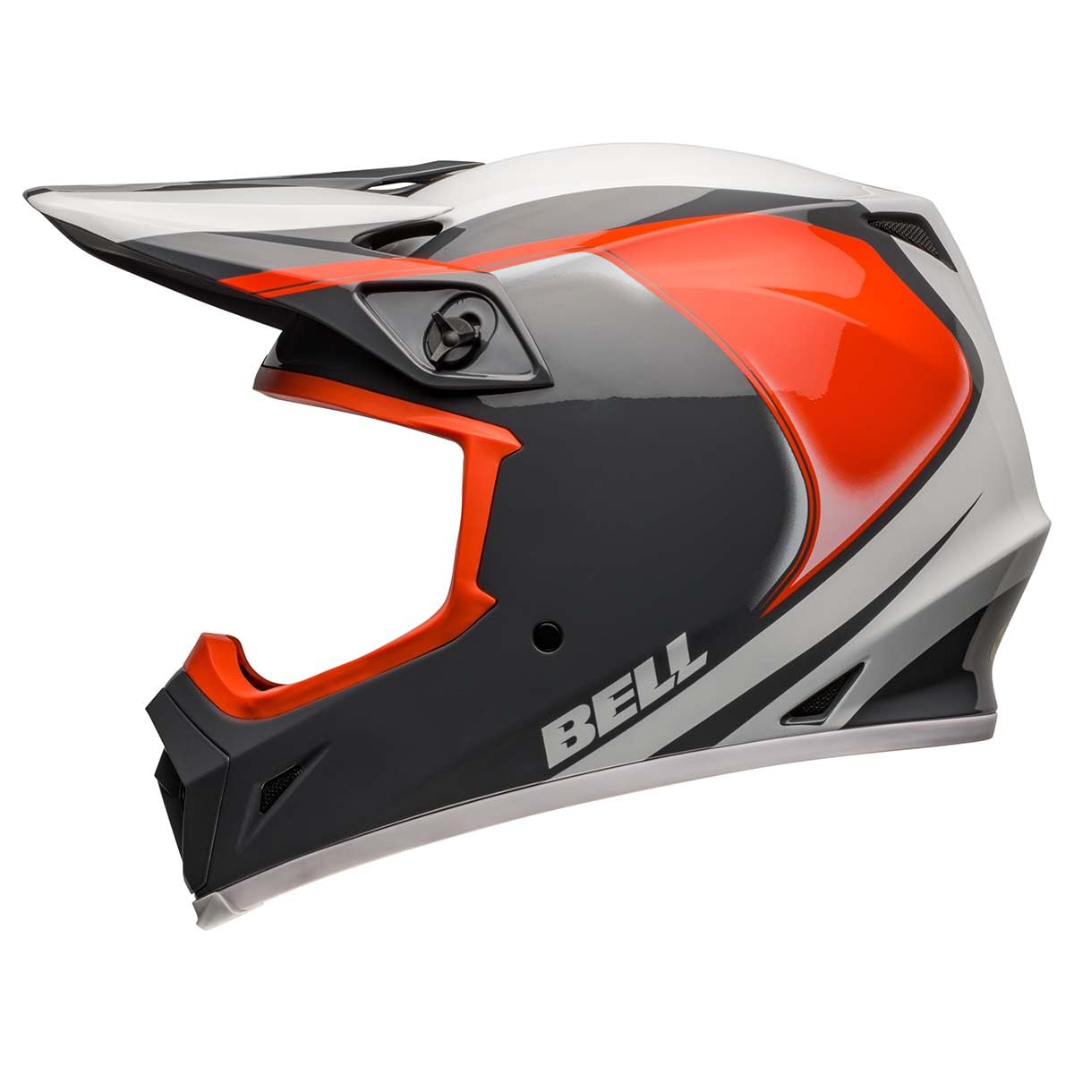 Bell Mx-9 Mips Dirt Helmet (Dart Gloss Charcoal/Orange - Medium)