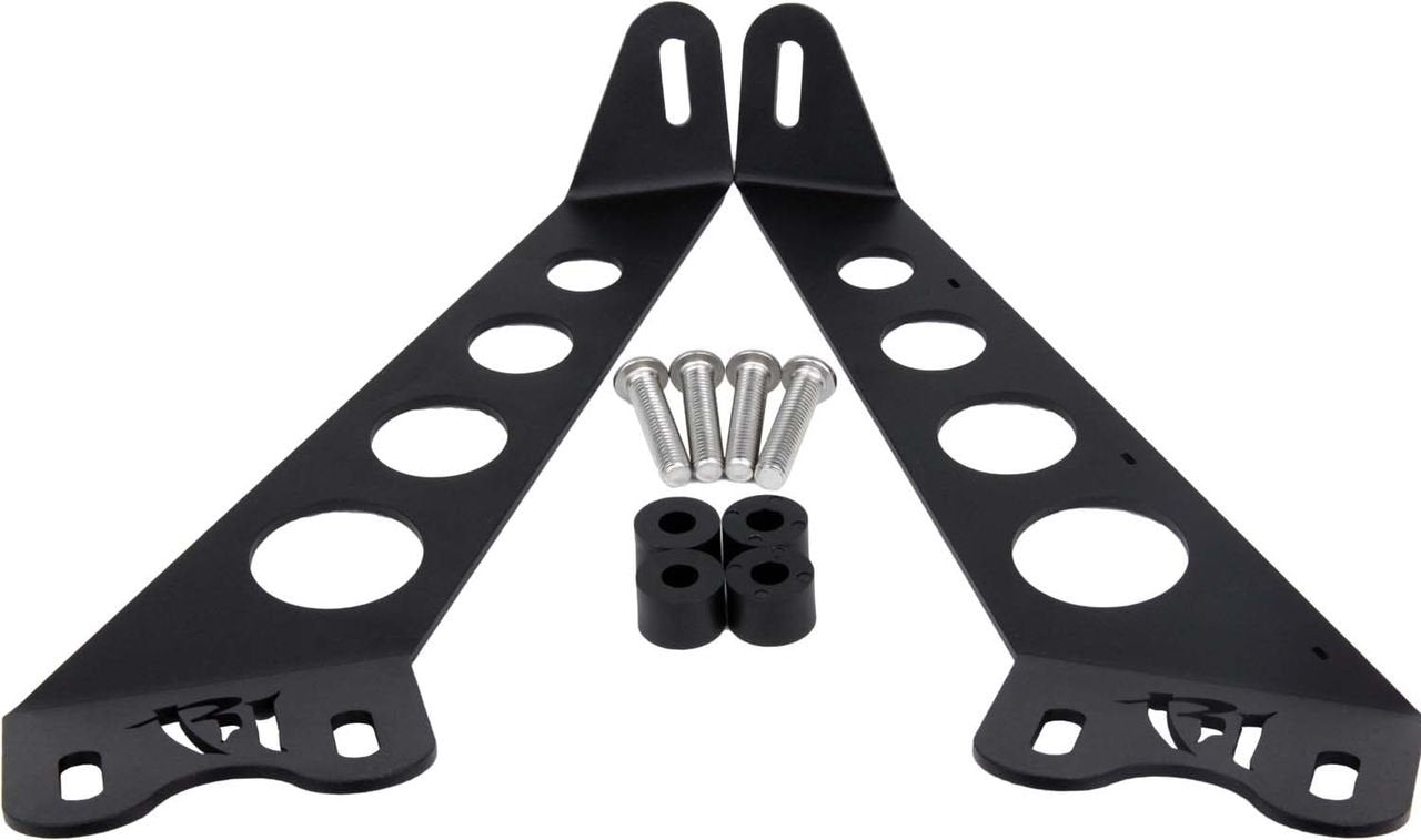 Rigid Industries 40333 Bar Hood Mount Kit For Jeep Jk