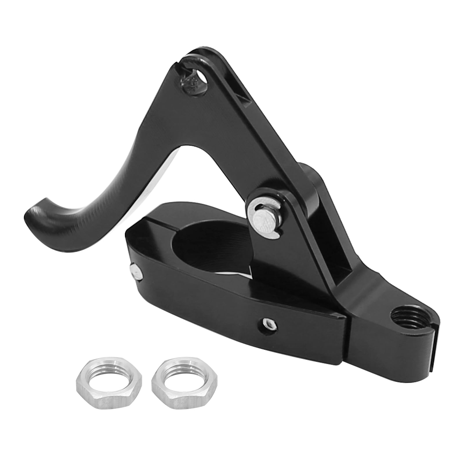 Aynaxcol CNC Finger Throttle Clutch Lever 7/8'' Handlebar Motorcycle Replacement for Wave Runner (Black)