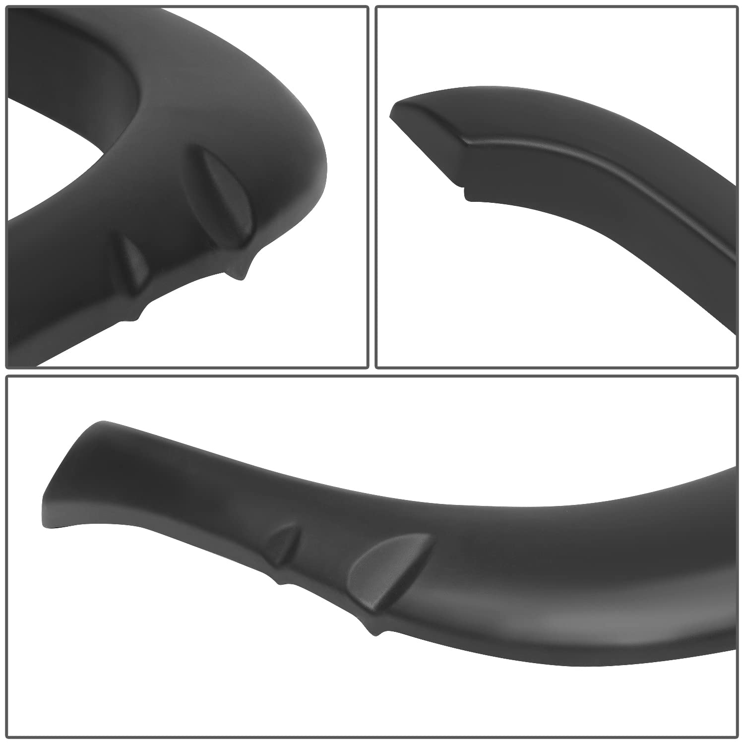 Auto Dynasty 4Pcs Wheel Fender Flares Cover Compatible with Dodge Ram 1500 2500 3500 7.8Ft 9.6Ft Fleetside Bed 1994-2002, Front
