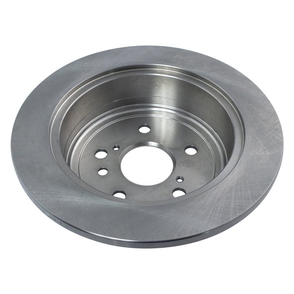 Trq Rear Brake Rotors Set Solid Compatible With 2004-2010 Toyota Sienna
