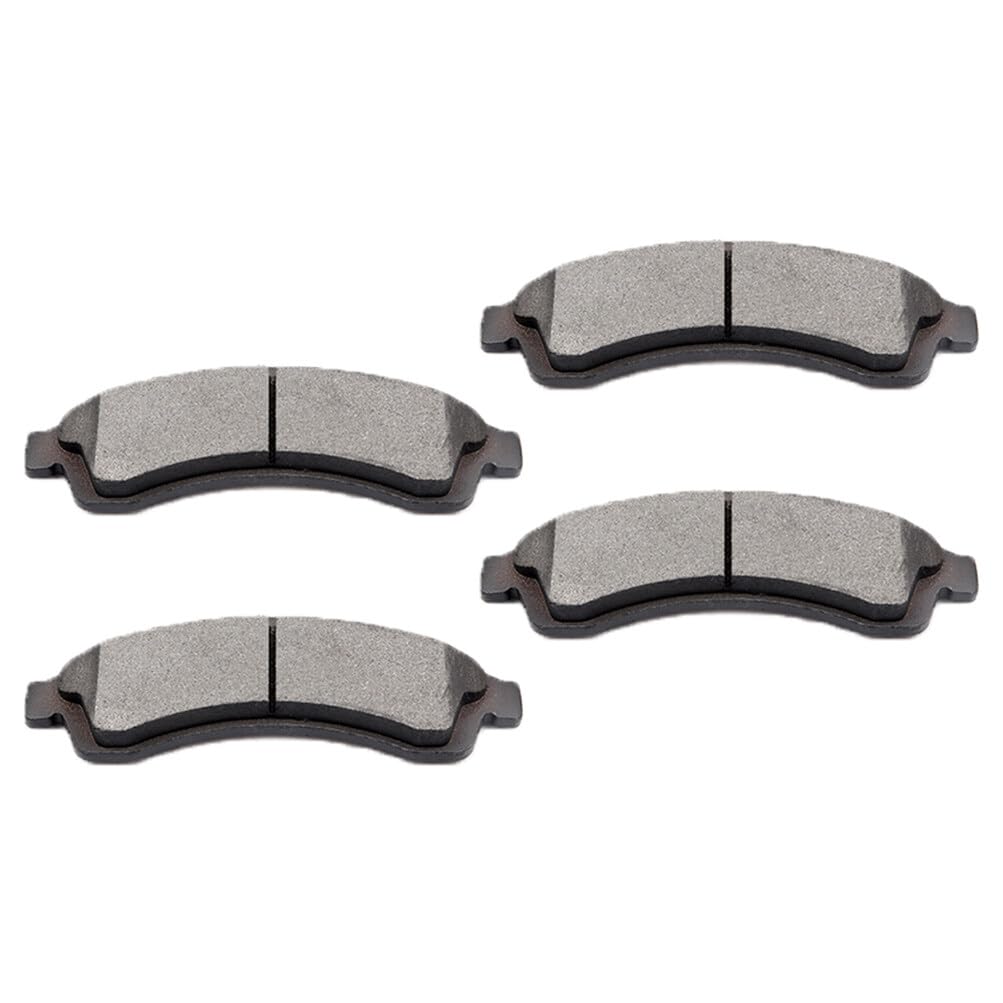 Automuto 4Pcs Front Semi-Metallic Disc Brake Pads Set D882 For Buick Rainier For Chevrolet Ssr Trailblazer Trailblazer Ext For G