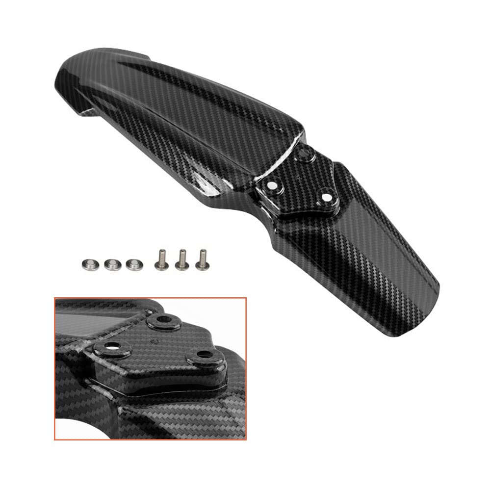 JXMOTO Surron Front-Rear Shock-Rear Fender Set Imitation Carbon Fiber Motorcycle Electric Dirt Bike Off-Road Shock Absorber Mudg