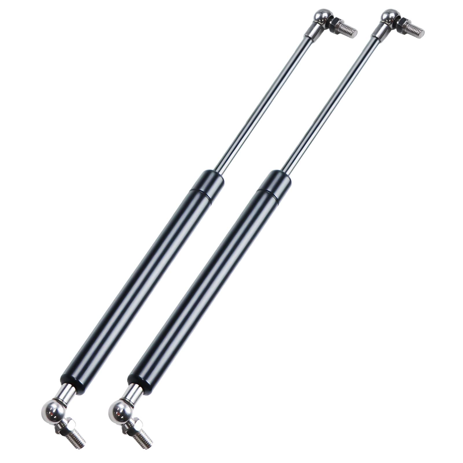 2 Pcs 13 Inch 100Lbs/445N Gas Strut Spring Shock With L Mount Brackets For Rv Bed Storage Large Storage Box Lid Truck Cap Camper