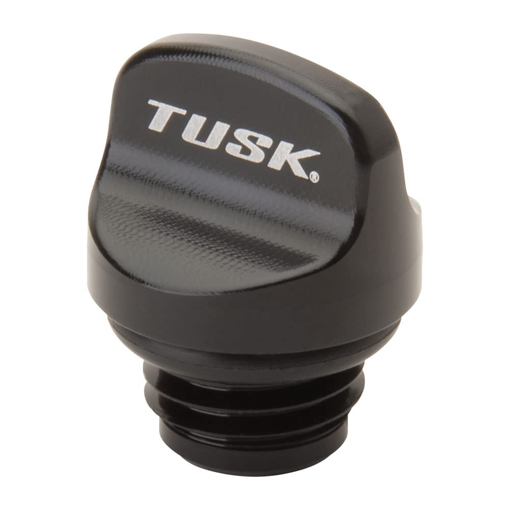 Tusk Oil Filler Plug Black Compatible with Honda CRF250R 2018-2026/Honda CRF450R 2021-2026