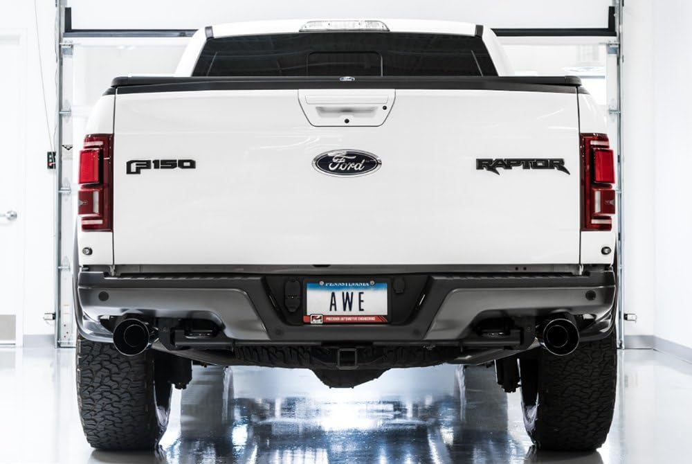 Awe Tuning 2017+ Ford Raptor 0 Fg Performance Exhaust System - W/Diamond Black Tips - 3015-33106