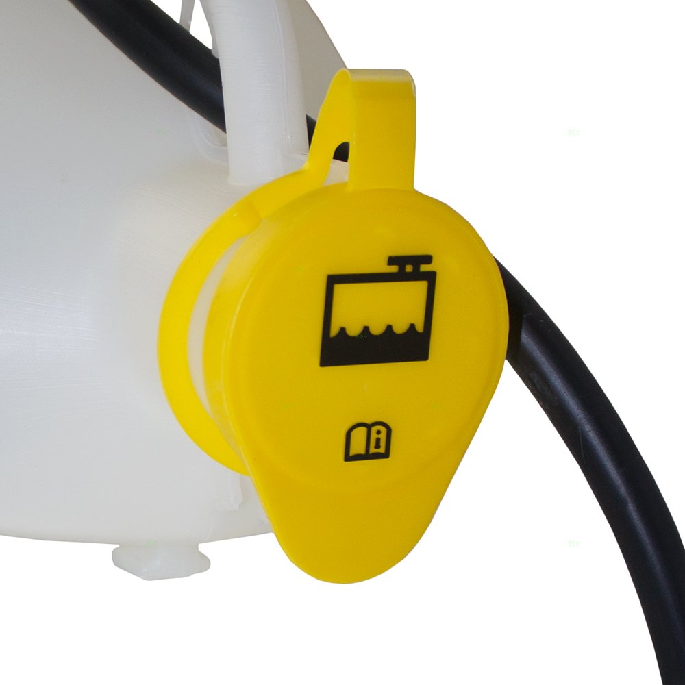 Brock Replacement Coolant Recovery Tank Overflow Expansion Reservoir Bottle w/ Cap & Hose Compatible with 2012-2017 Wrangler 2018 Wrangler JK 68091500AD