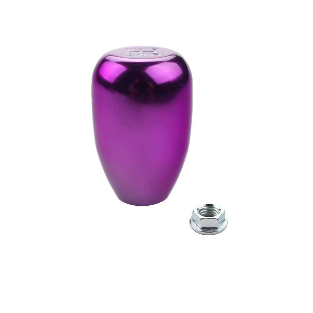 Dewhel Jdm Universal 5 Speed Manual Shift Knob M10X1.5 Screw On Purple