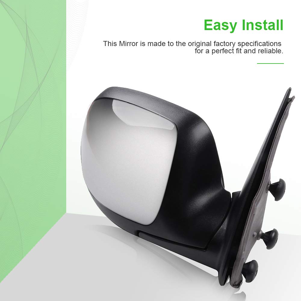 Scitoo Right Passenger Side View Mirror Fits For 1999-2002 For Chevy Silverado 1500 2500 3500 For Gmc Sierra 1500 2500 3500 Chro