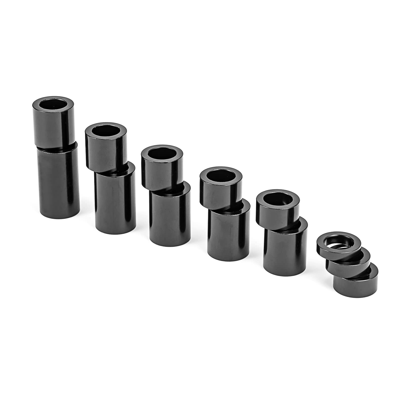 Mofun 13 Piece O.D. 1-1/8' Wheel Spacer For 3/4' Axle Compatible With The Harley Motorcycle Custom Bobbers And Choppers
