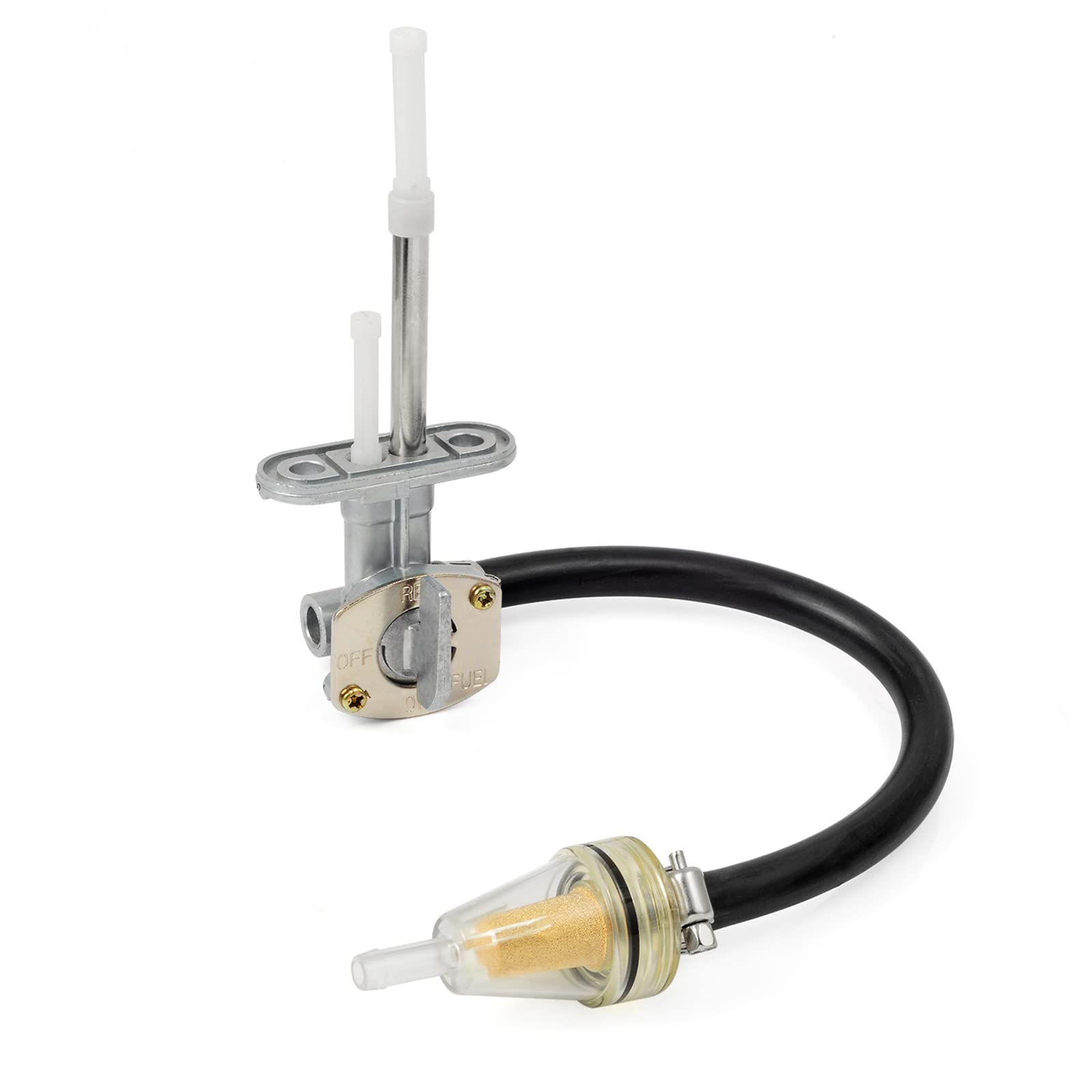 Fuel Valve Petcock 8mm Compatible with YAMAHA Raptor 660 660R YFM660 YFM660R 2001 2002 2003 2004 2005 5LP-24500-01-00