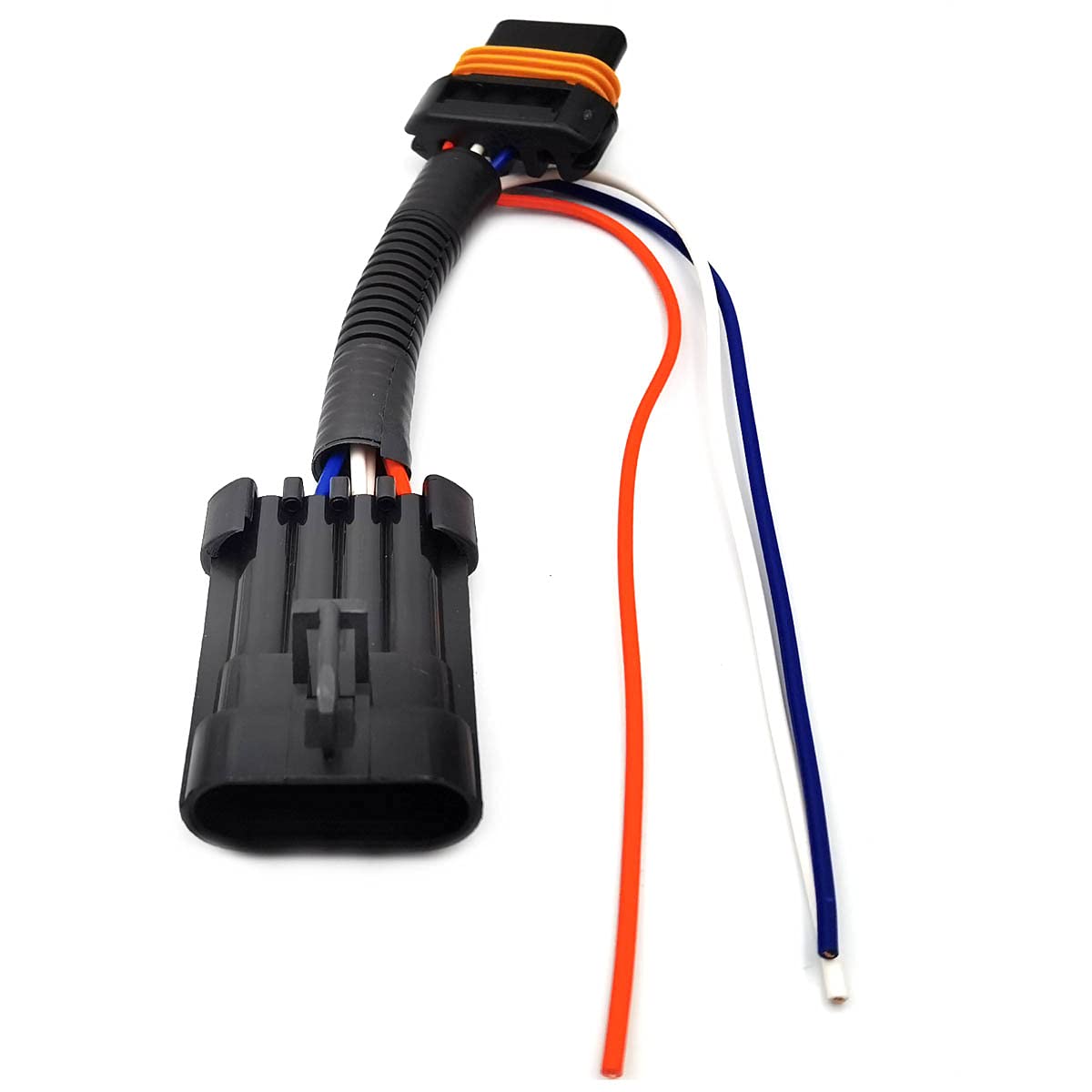 Devmo 2Pcs Compatible With Polaris Rzr 900 1000 Xp Turbo Tail Light Power Harness Whip Brake Light License Plate Rear Light Plug And Play 3 Wire Power Harness