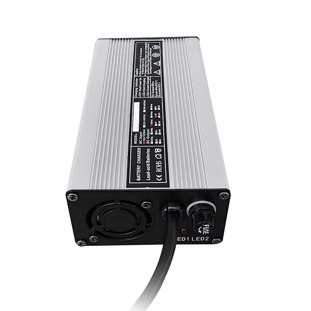 Abakoo New 36V 5A Golf Cart Battery Charger With Crowsfoot Plug