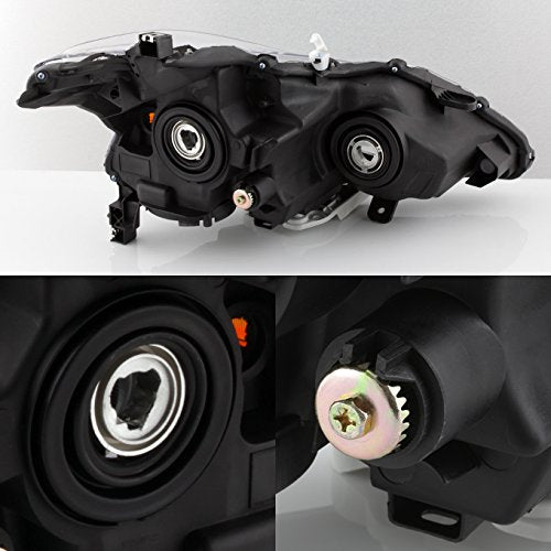 Akkon - For 13-15 Altima 4 Doors Sedan Halogen Type Headlights Front Lamps Direct Replacement Left + Right Pair