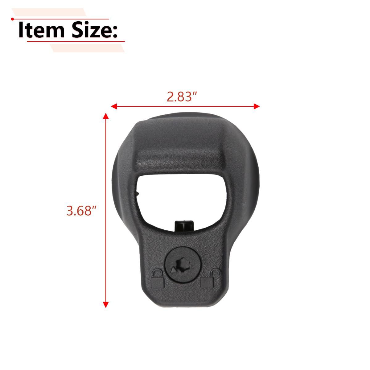 Rlb-Hilon Backup Camera Bezel Trim Compatible With Jeep Wrangler Jl Jlu 2018 2019 2020 2021 2022 2023 Year, For 68301879Ab Rear