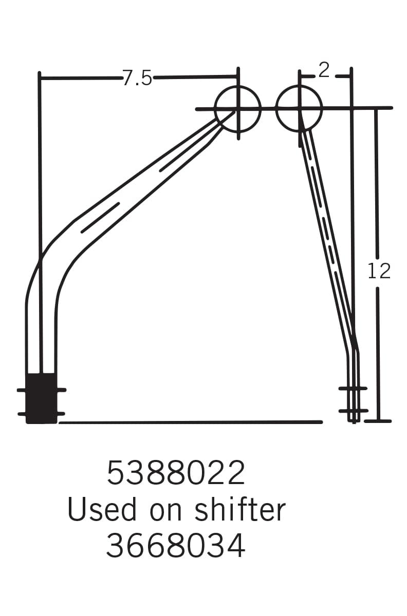 Hurst 5388022 Shifter Stick