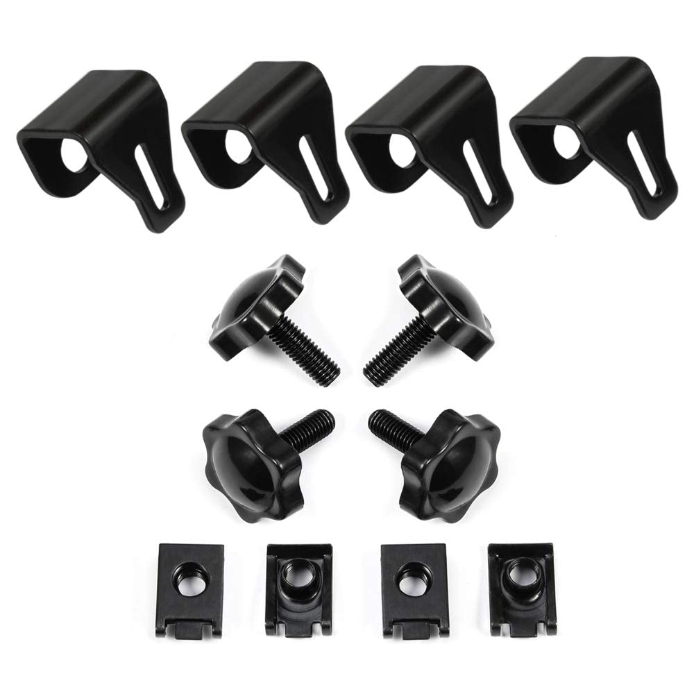 Amazicha Saddlebag Security System Theft Deterrent Bolts Saddle Bag Locks Mounting Screws Compatible For Harley Davidson Touring Road King Street Glide Electra Glide Road Glide 1993-2023