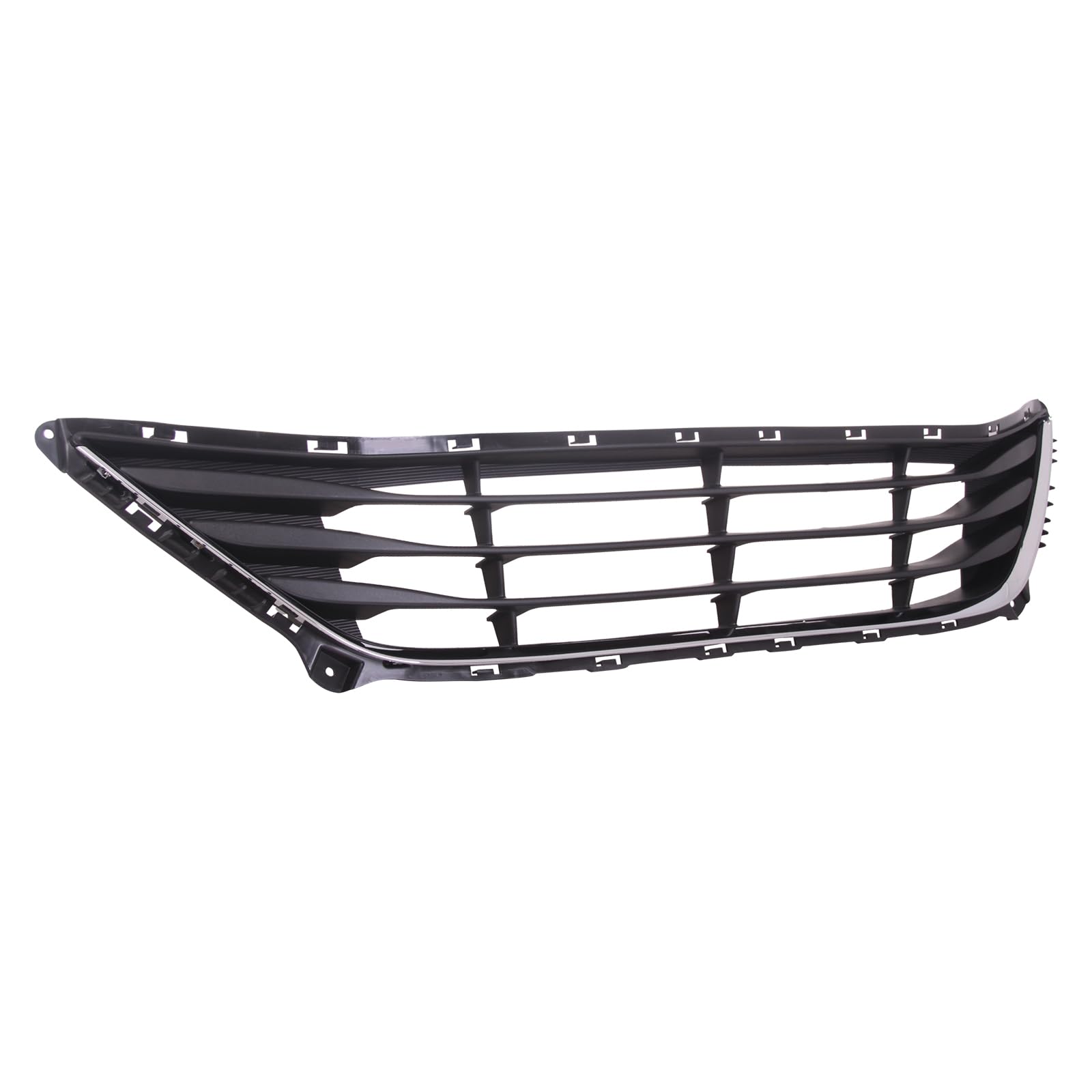 TYG (CAPA QUALITY) Front Bumper Grille Grill Compatible with 2014-2016 Hyundai Elantra Chrome Bars USA built Replacement for HY1