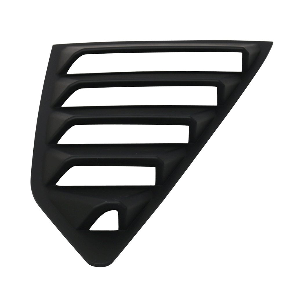 IKON MOTORSPORTS Rear Window Louver Compatible with 2016-2023 Chevy Camaro, GT Style ABS Plastic Unpainted Back Windshield Sun S