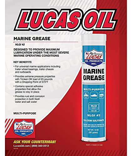 Lucas Oil 10682 Marine Grease 3 Ounce Combo Pack