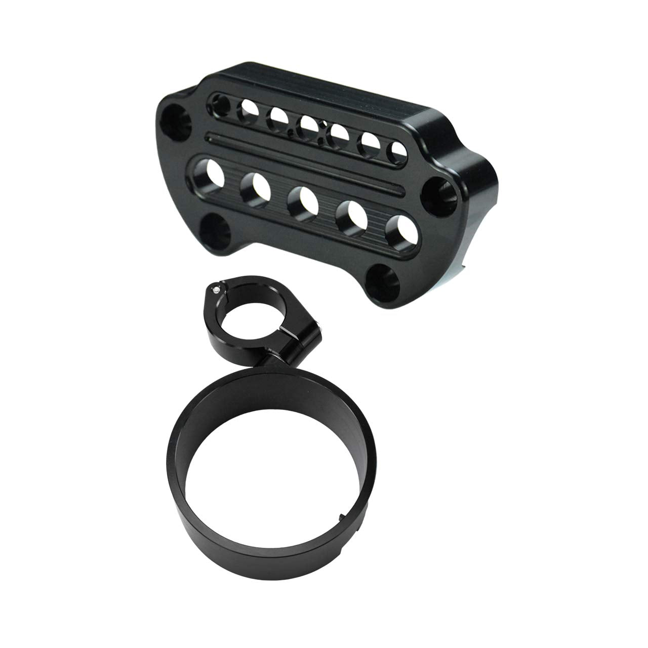 Hdbubalus Speedometer Side Mount Indicator Handlebar Clamp Fit For Harley Sportster Xl883 1200 1993-2020