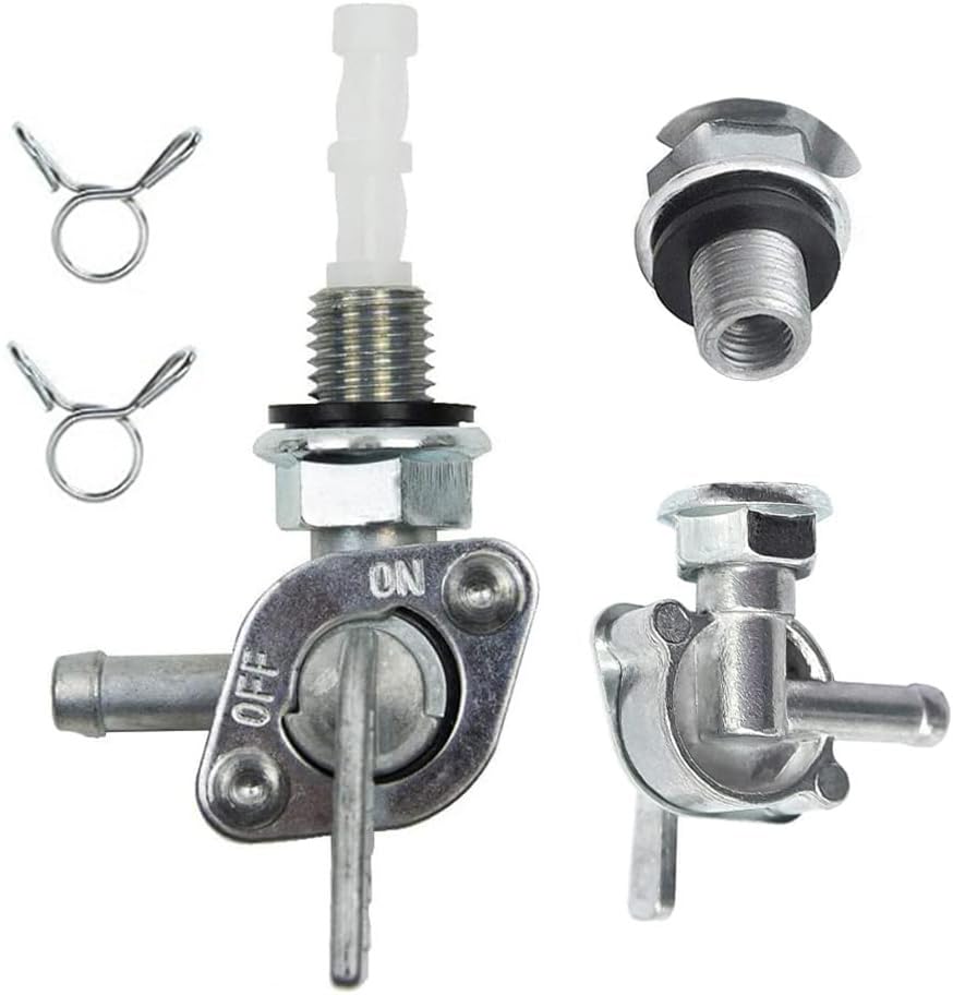 Earlyred Petcock Fuel Tank Shut Off Valve 50Cc 70Cc 110Cc 125Cc For Generator Go Kart Mini Bike Champion Dirt Bike Atv Chinese Motorcycle Tao Tao Engine Gas Shutoff Tap Switch M10X1.25 28-1783-V