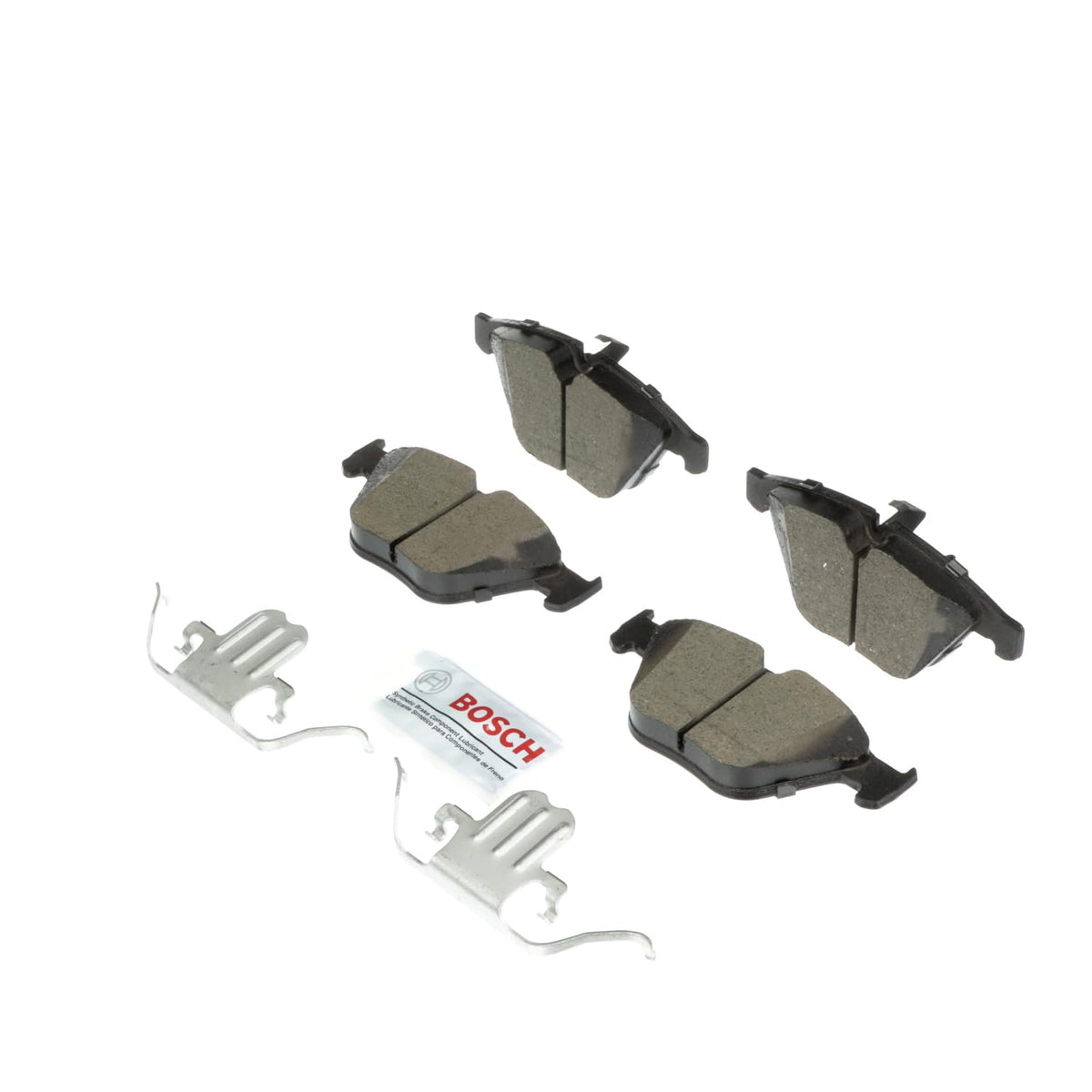 BOSCH BC1260C QuietCast Premium Ceramic Disc Brake Pad Set - Compatible with Select BMW 323i, 328i, 328i xDrive, 328xi, X1; FRON