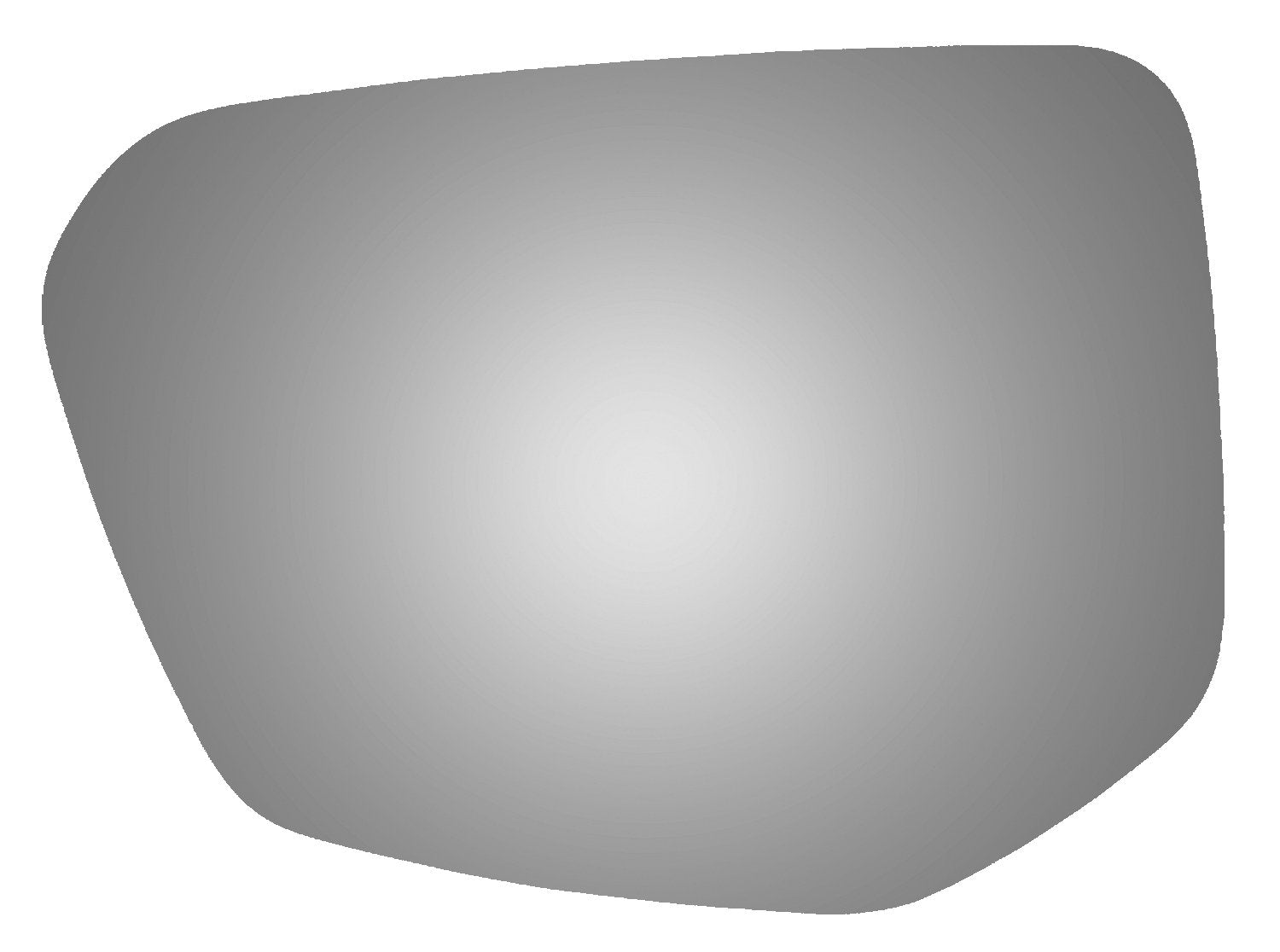 Burco 4669 Flat Door Mirror Glass for 16-18 Honda Civic