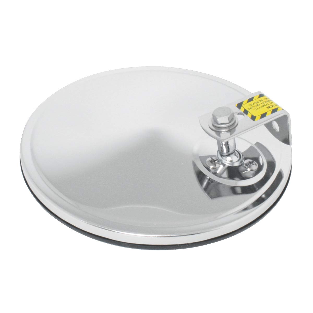 Gg Grand General 33341 Stainless Steel 7    Convex Blind Spot Mirror For Trucks, Buses, Utility Vehicles And More - Offset Mount