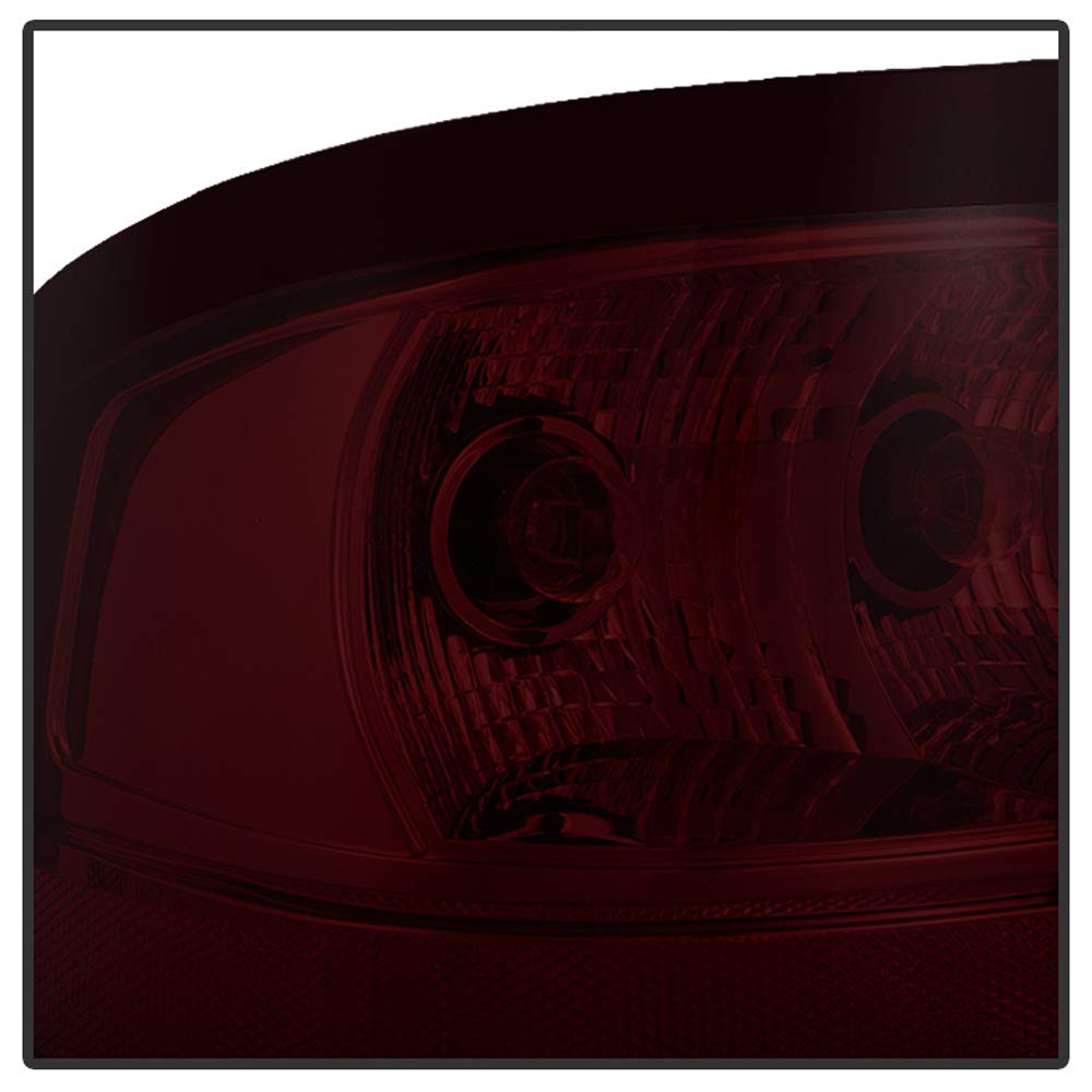 Acanii - For 2007-2013 Gmc Sierra 1500 2500 3500 Red Smoke Tail Lights Brake Lamps Left+Right