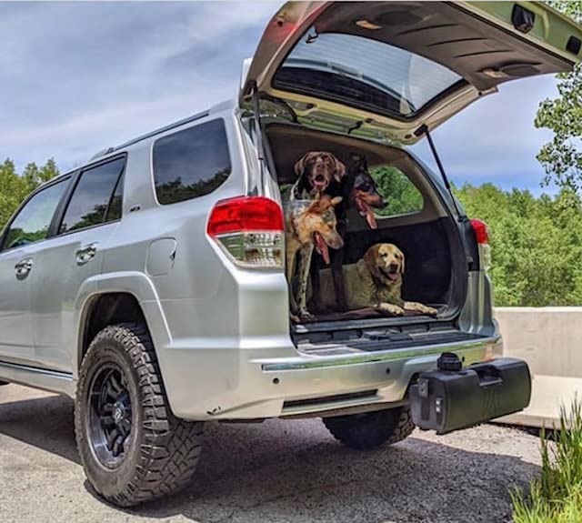 Waterport 4.0 Gallon Self-Pressurized Water Tank For Camping Showers, Bumper Mount Or Bed Mount Vehicle Water Storage For Trucks & Off Road Vehicles