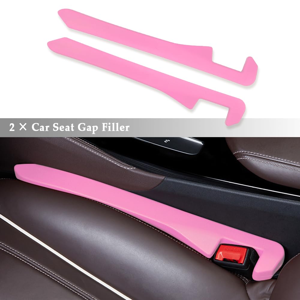 Ihotder 2Pcs Car Seat Gap Filler,Super Flexible Car Side Seat Gap Filler Car Interior Accessories,Universal Ccar Organizer Betwe