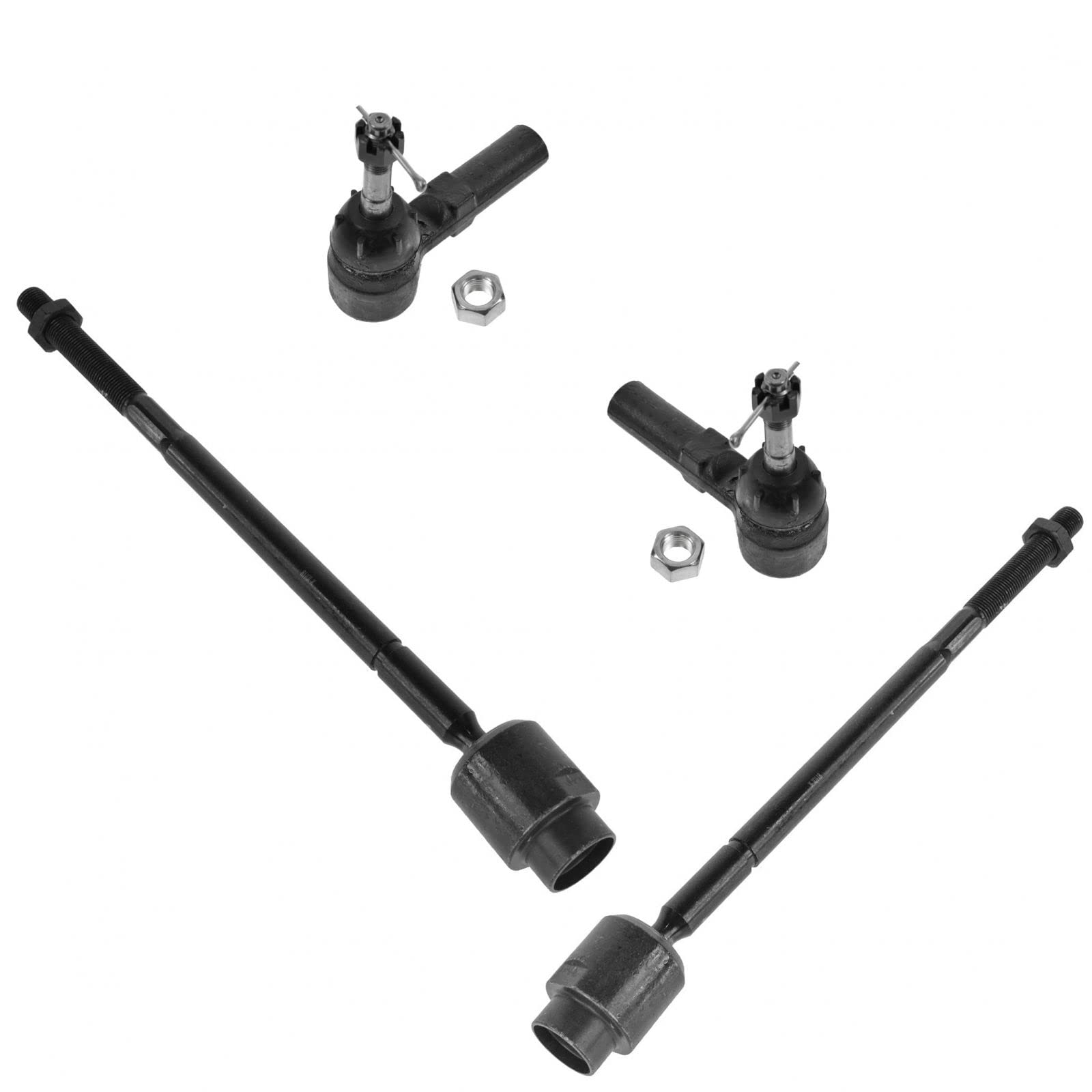 Trq Front Tie Rod Set Compatible With 1988-1996 Buick Regal 1990-1997 Chevrolet Lumina 1995-1997 Monte Carlo 1988-1997 Oldsmobil