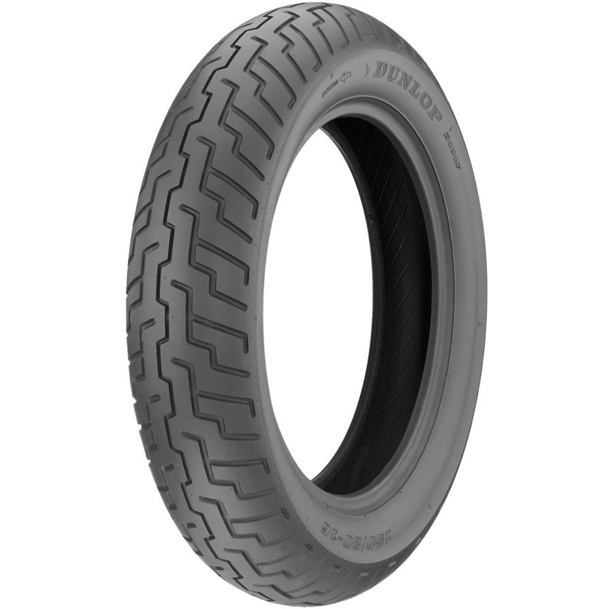 Dunlop D404 Front Motorcycle Tire 80/90-21 (48H) Black Wall - Fits: Kawasaki Vulcan Custom Vn900 2006-2016
