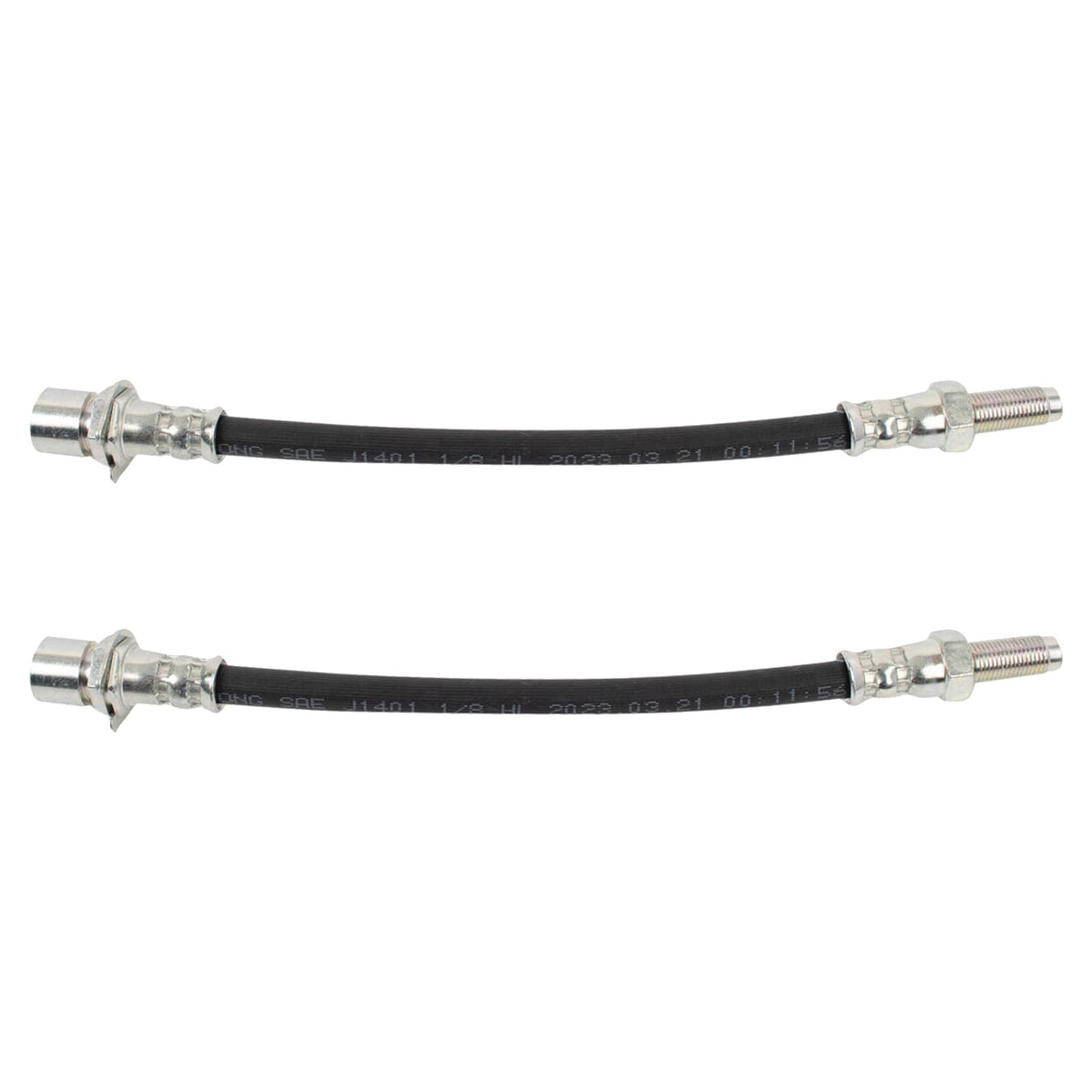 Trq Rear Brake Hose Set Compatible With 2005-2007 Ford Five Hundred Freestyle Mercury Montego