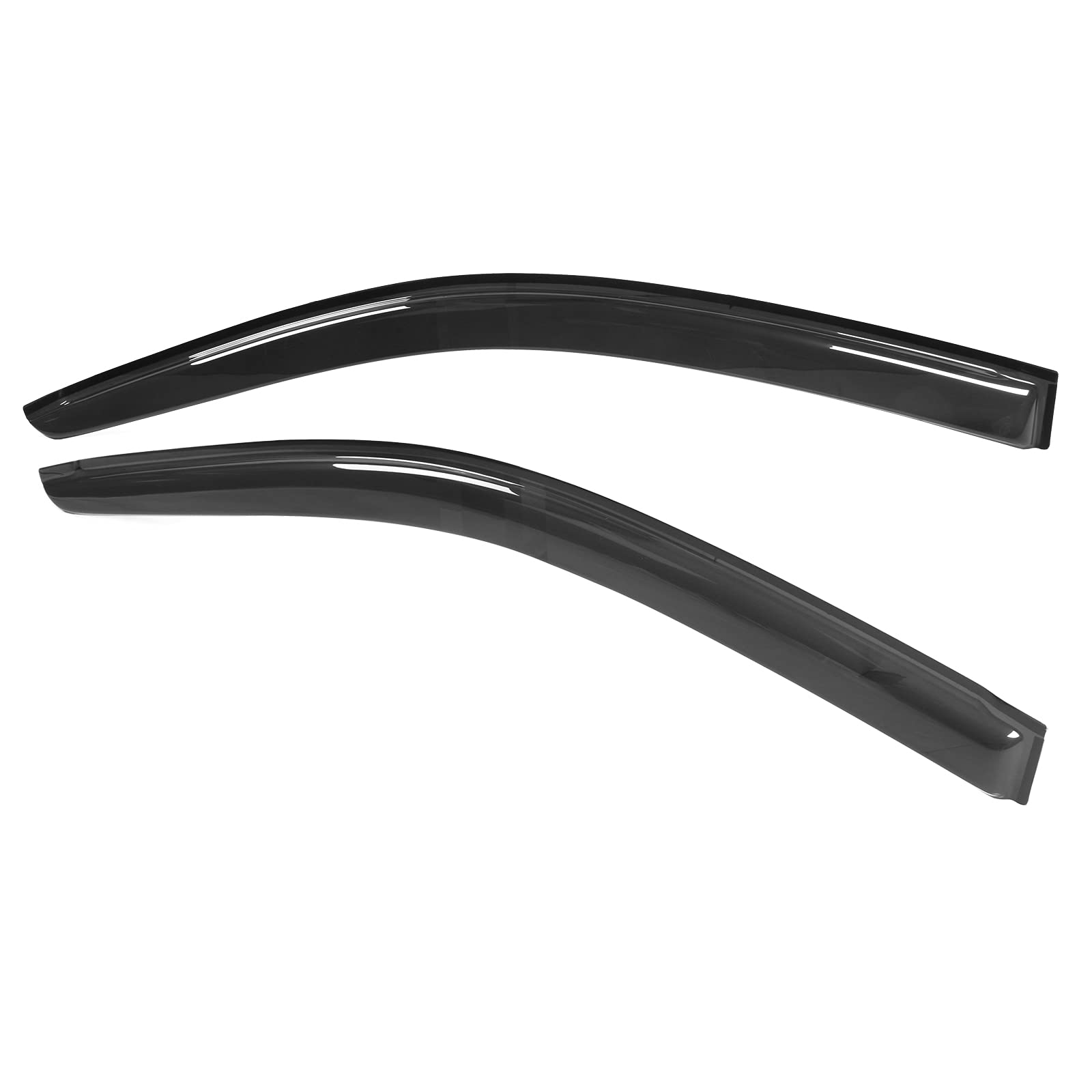 Window Visor Deflector Compatible With 2011-2016 Honda Cr-Z, Slim Tinted Acrylic Resistant Shield Cover Wind Sun Rain Guard By Ikon Motorsports, 2012 2013 2014 2015