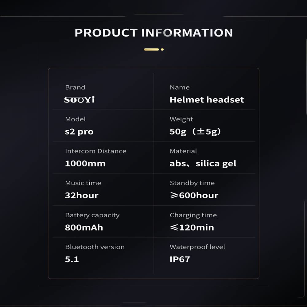 1Storm Motorcycle Bike Full Face Helmet Mechanic + Motorcycle Bluetooth Headset: Matt Black