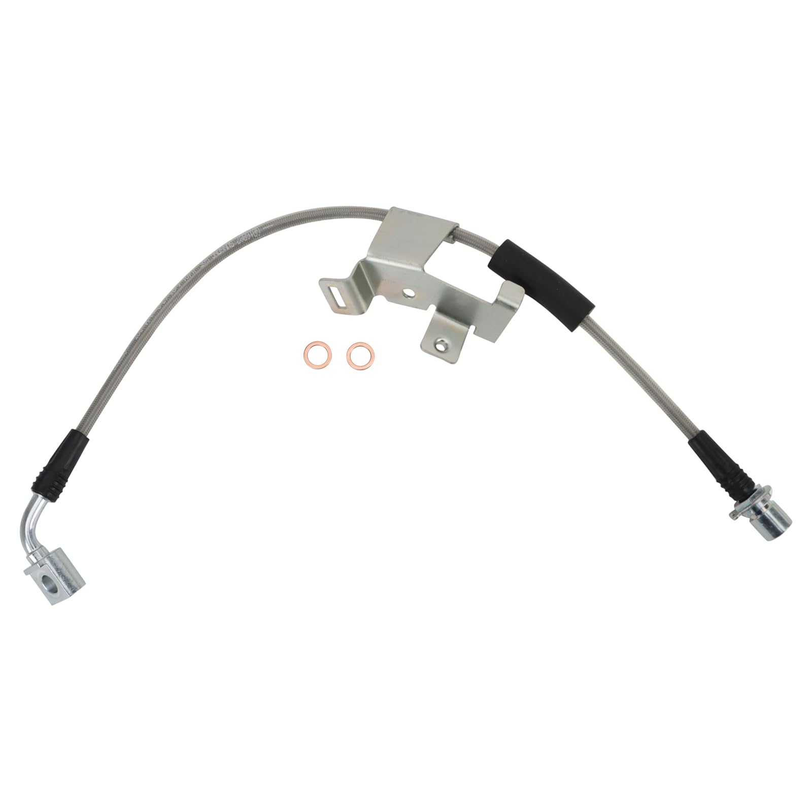 Trq Rear Performance Brake Hose Set Compatible With 2009-2014 Acura Tsx 2008-2012 Honda Accord