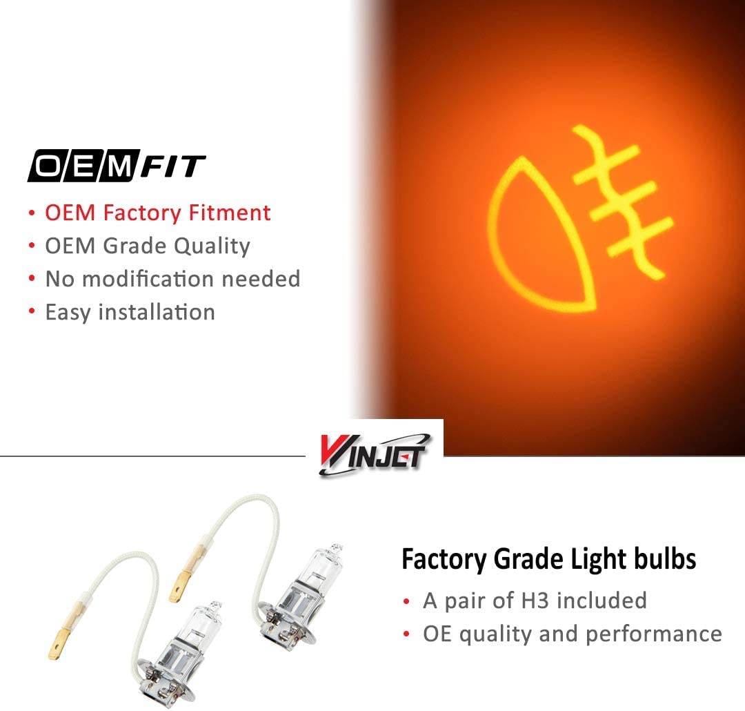 Winjet Oem Series For [2013 2014 2015 Honda Civic Sedan] Driving Fog Lights + Switch + Wiring Kit (Yellow)