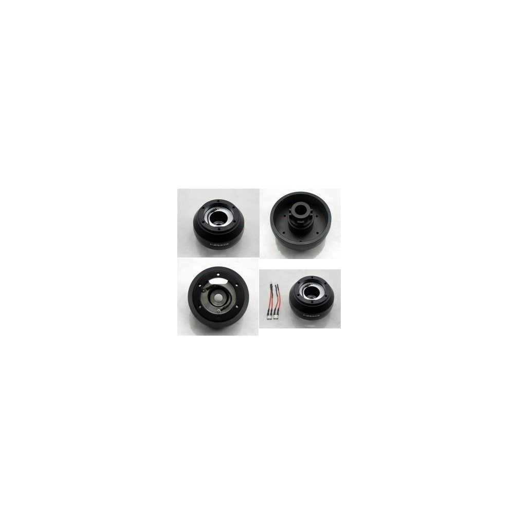 NRG Innovations NRG-SRK-125H Racing Style, Steering Wheel Quick Release Short Hub Adapter, 6 X 70mm Bolt Pattern, Black Body