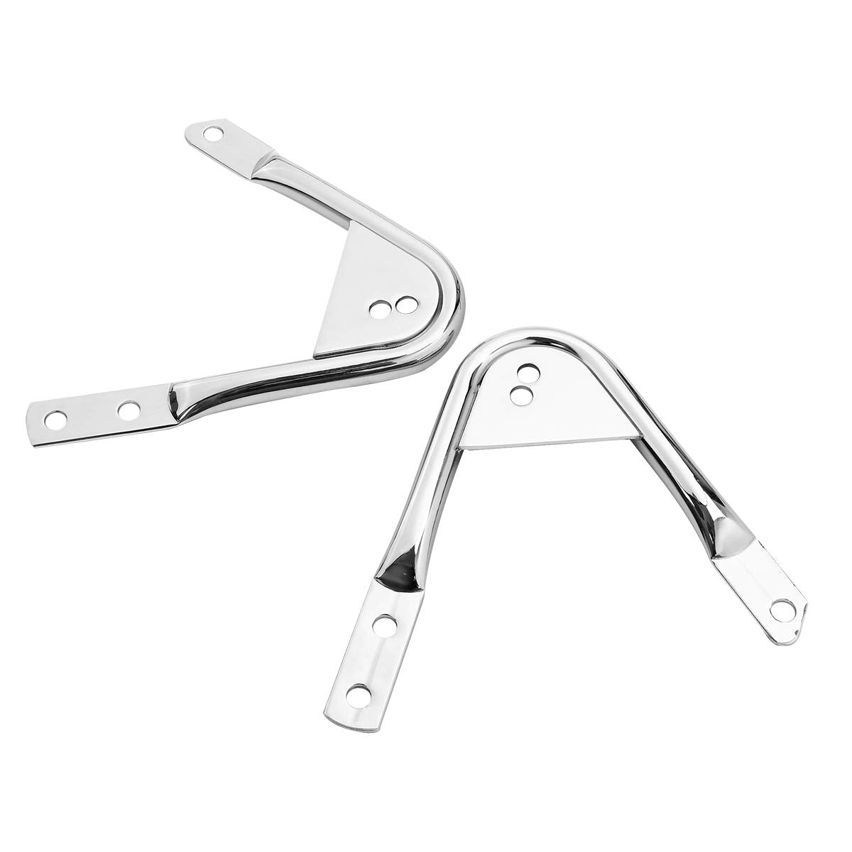 Detachable Two Up Luggage Rack Docking Hardware Kit Compatible With Harley Touring 1997-2008 (Replace Part Number 53804-06)