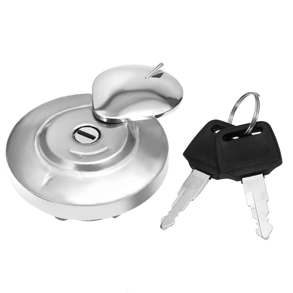 Fuel Gas Tank Door Cover Cap Fuel Filler Door Cover W/Keys Replacement For Honda Shadow Rebel Magna Vtx Vt600 750 1100 1300