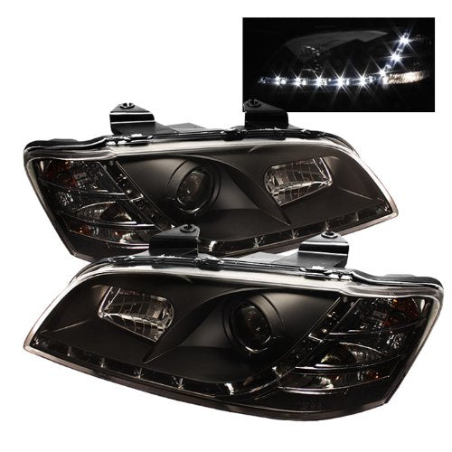 Spyder 5011626 Pontiac G8 08-09 Projector Headlights - Drl - Black - High H1 (Included) - Low H7 (Included)